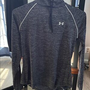 Under Armour Blue Hooded Long Sleeve Top